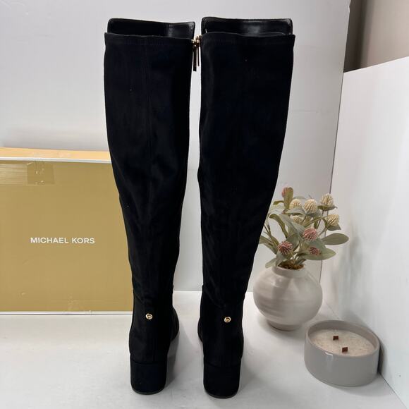 Michael Michael Kors Braden Mid Boot Black Women 7M Tried On - Picture 2 of 9